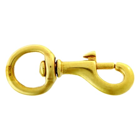 Campbell Chain & Fittings Campbell 3/4 in. D X 3-1/8 in. L Polished Bronze Bolt Snap 70 lb T7625114